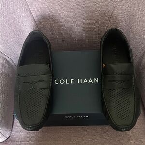 Cole Haan Men's Classic Black Slip-On Loafers